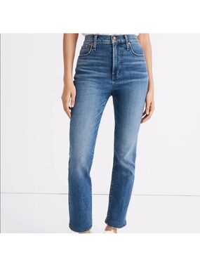 Madewell slim demi boot cut jeans